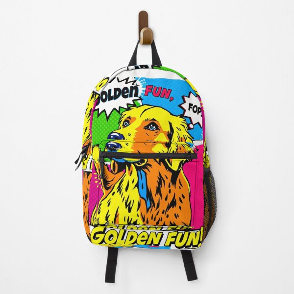 Item preview, Comic Vibes Golden Fun Retriever Art designed and sold by Cute-Cuddles.