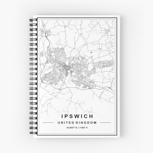 Item preview, Ipswich Map designed and sold by SHAMPAIN-ART-CO.
