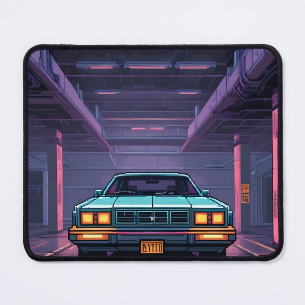 Item preview, Pixel Art Cyberpunk Vintage Car designed and sold by papi1998.