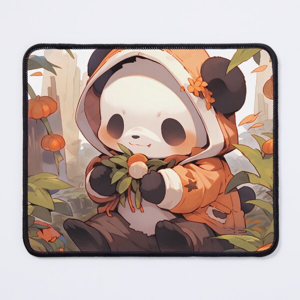 Item preview, Baby Panda with Tiny Pumpkin designed and sold by MinimalSim.