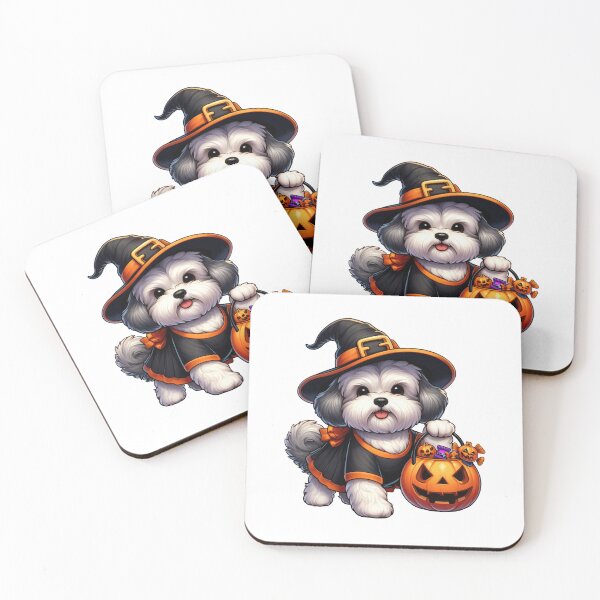 Item preview, Havanese Dog Halloween designed and sold by doodIllustrate.