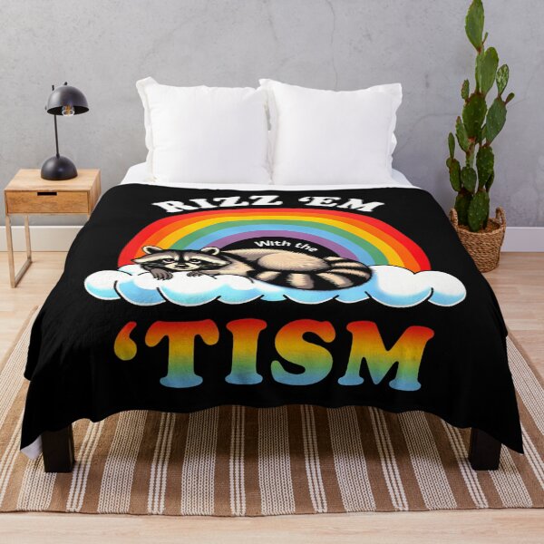 Item preview, Autism Rizz Em With The Tism Meme Autistic Racoon designed and sold by LeoVargasVelha.