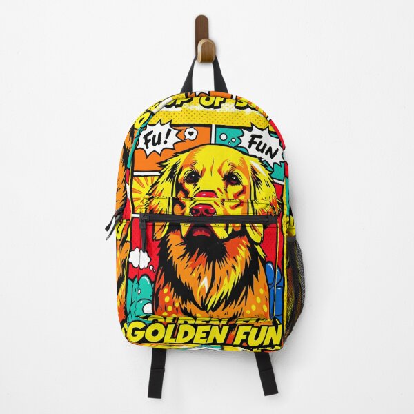 Item preview, Retro Comic Retriever Sunshine and Smiles designed and sold by Cute-Cuddles.