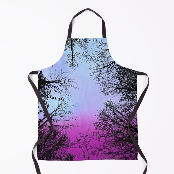 Item preview, Serene Forest Treetops Silhouette with Magenta Sunset Sky designed and sold by Fredster1966.