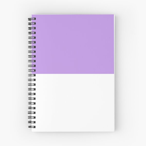 Item preview, Horizontal Halves - White and Light Violet designed and sold by JustPatterns2.