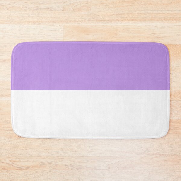 Item preview, Horizontal Halves - White and Light Violet designed and sold by JustPatterns2.