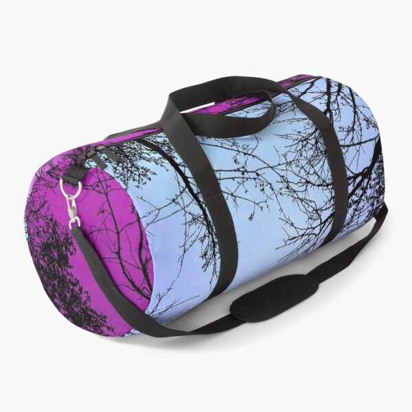 Item preview, Serene Forest Treetops Silhouette with Magenta Sunset Sky designed and sold by Fredster1966.