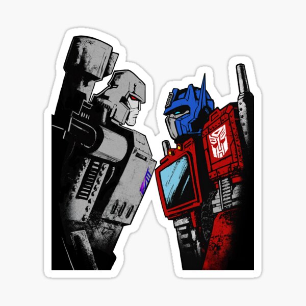 Item preview, Optimus Prime and Megatron designed and sold by ragingnin77.