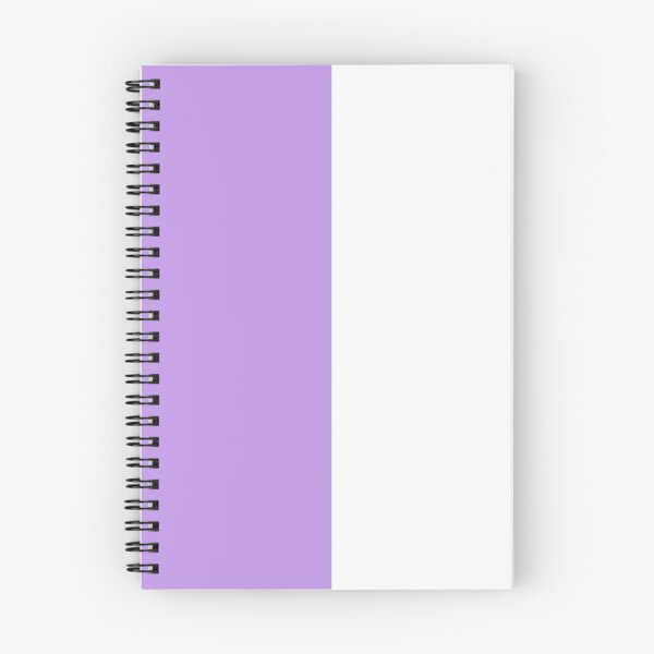 Item preview, Vertical Halves - White and Light Violet designed and sold by JustPatterns2.