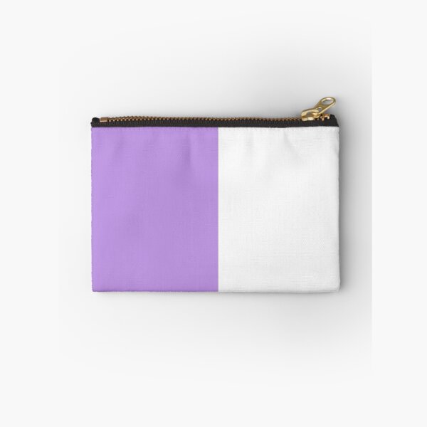 Item preview, Vertical Halves - White and Light Violet designed and sold by JustPatterns2.