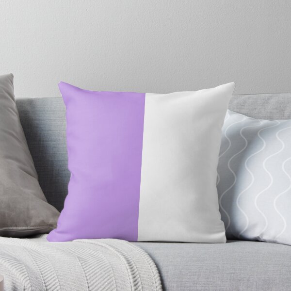 Item preview, Vertical Halves - White and Light Violet designed and sold by JustPatterns2.