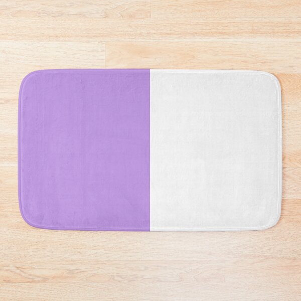Item preview, Vertical Halves - White and Light Violet designed and sold by JustPatterns2.