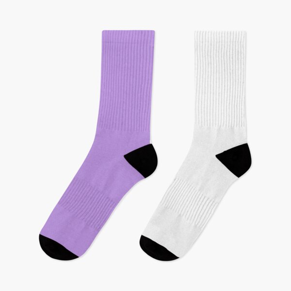 Item preview, Vertical Halves - White and Light Violet designed and sold by JustPatterns2.