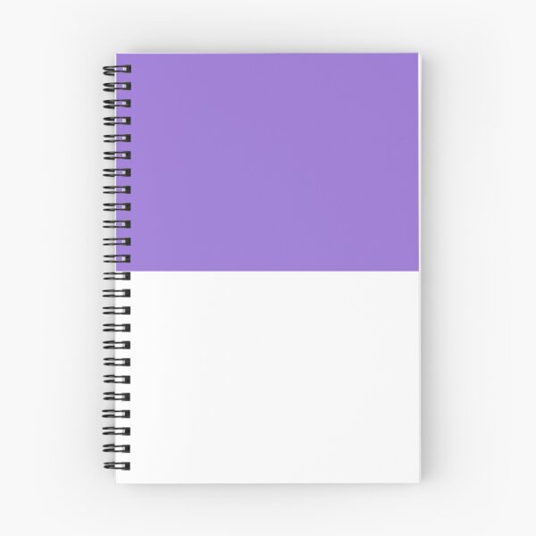 Item preview, Horizontal Halves - White and Dark Pastel Purple designed and sold by JustPatterns2.