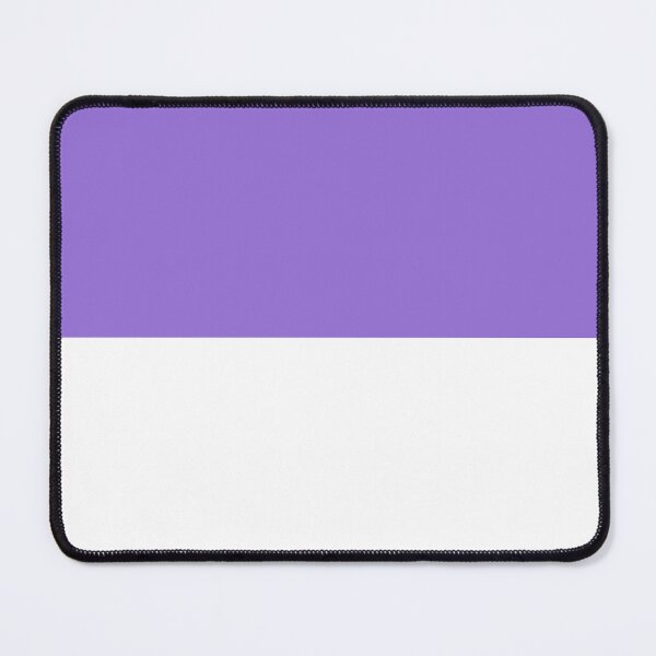 Item preview, Horizontal Halves - White and Dark Pastel Purple designed and sold by JustPatterns2.