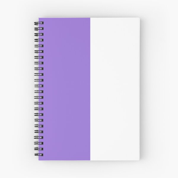 Item preview, Vertical Halves - White and Dark Pastel Purple designed and sold by JustPatterns2.