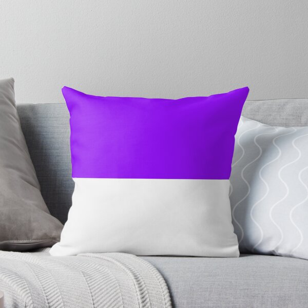 Item preview, Horizontal Halves - White and Violet designed and sold by JustPatterns2.