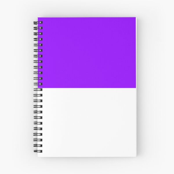 Item preview, Horizontal Halves - White and Violet designed and sold by JustPatterns2.