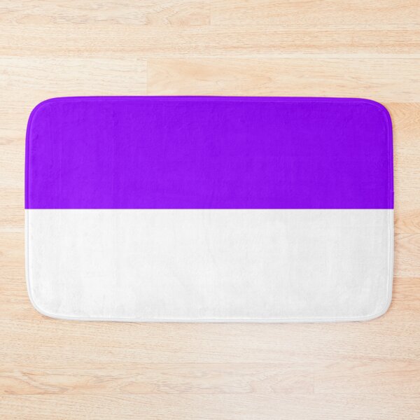 Item preview, Horizontal Halves - White and Violet designed and sold by JustPatterns2.