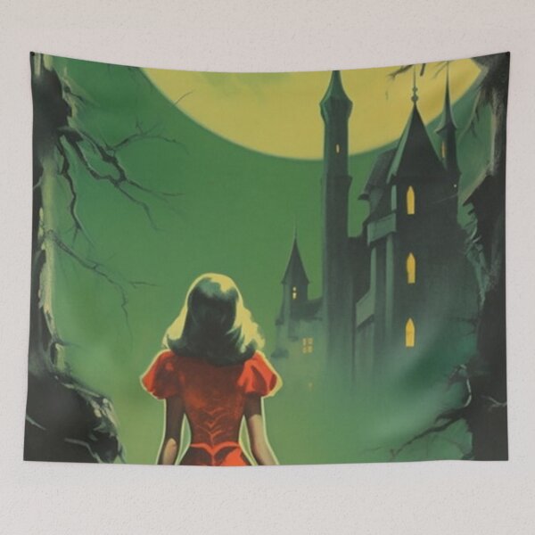 Item preview,   Vintage Halloween Horror Movie Homage with wonderful Unique Designs designed and sold by HappyNouveau.