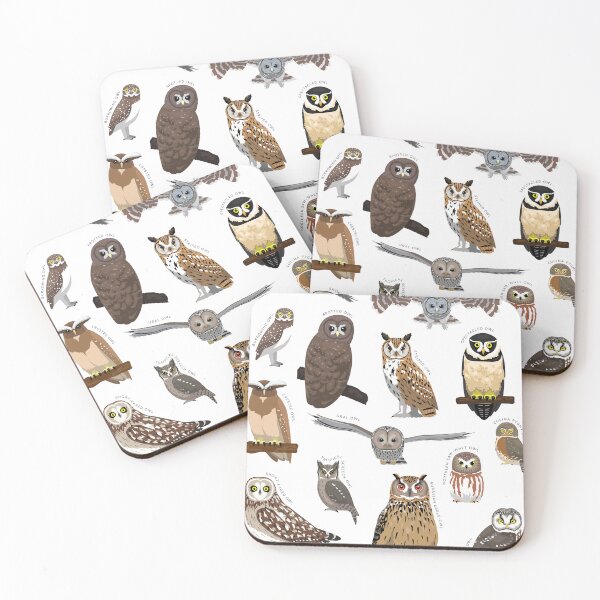 Item preview, Owl Bird Various Species Collection Set designed and sold by SUPERHERON.