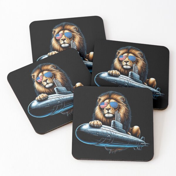 Item preview, The Proud Lion Aboard an American Submarine designed and sold by AmigosFurEver.