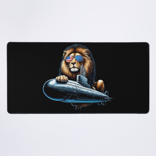 Item preview, The Proud Lion Aboard an American Submarine designed and sold by AmigosFurEver.