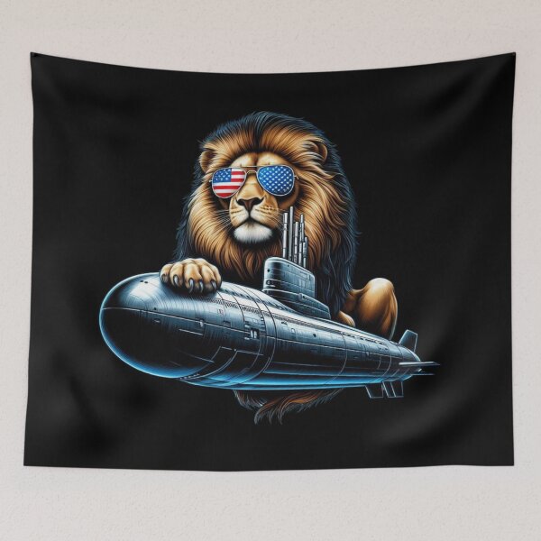 Item preview, The Proud Lion Aboard an American Submarine designed and sold by AmigoVerse.