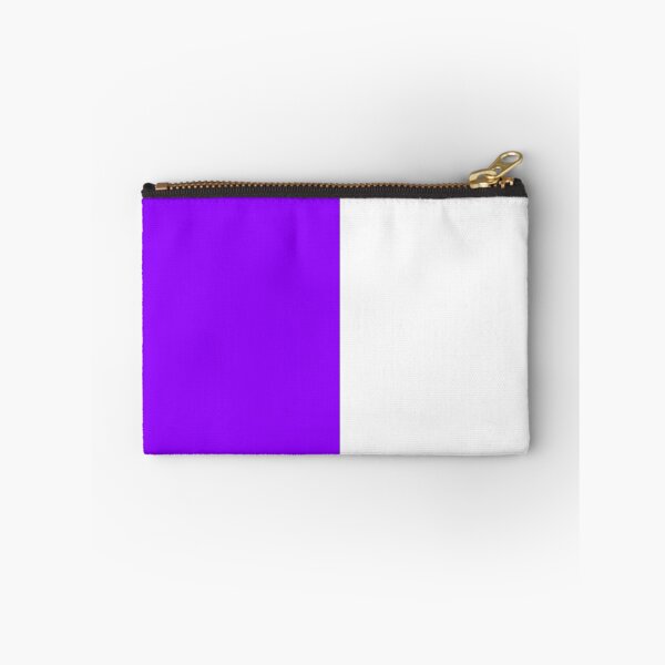 Item preview, Vertical Halves - White and Violet designed and sold by JustPatterns2.