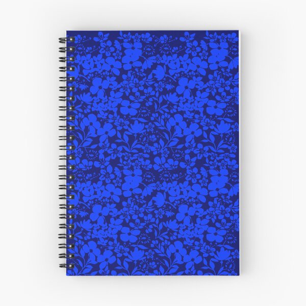 Item preview, Dark Blue and white flower pattern designed and sold by SueKnox.