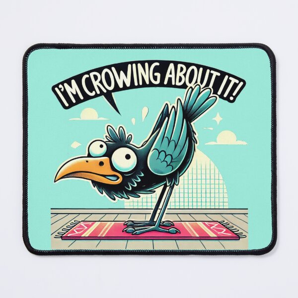 Item preview, Funny Yoga Posture- Crow Pose (Bakasana) designed and sold by Rajasekar.