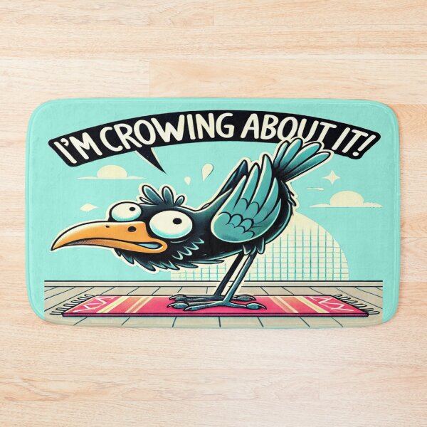 Item preview, Funny Yoga Posture- Crow Pose (Bakasana) designed and sold by Rajasekar.