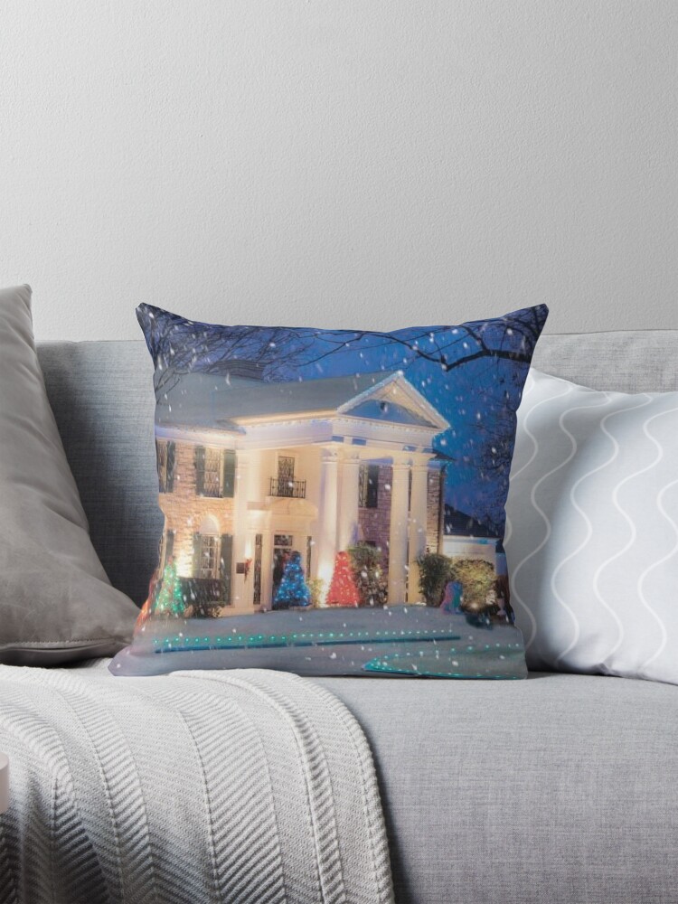 Elvis Presley Graceland in the Snow