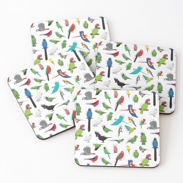 Item preview, Parrot Cockatoo Bird Various Species Collection Set designed and sold by SUPERHERON.