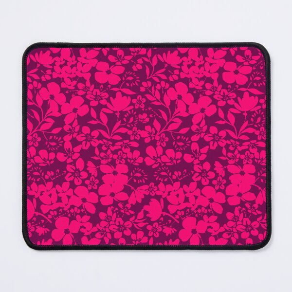 Item preview, Pink and burgandy flower pattern designed and sold by SueKnox.