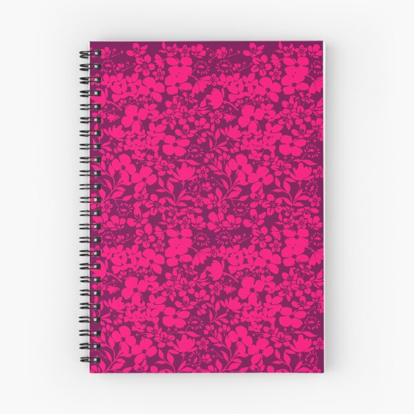 Item preview, Pink and burgandy flower pattern designed and sold by SueKnox.