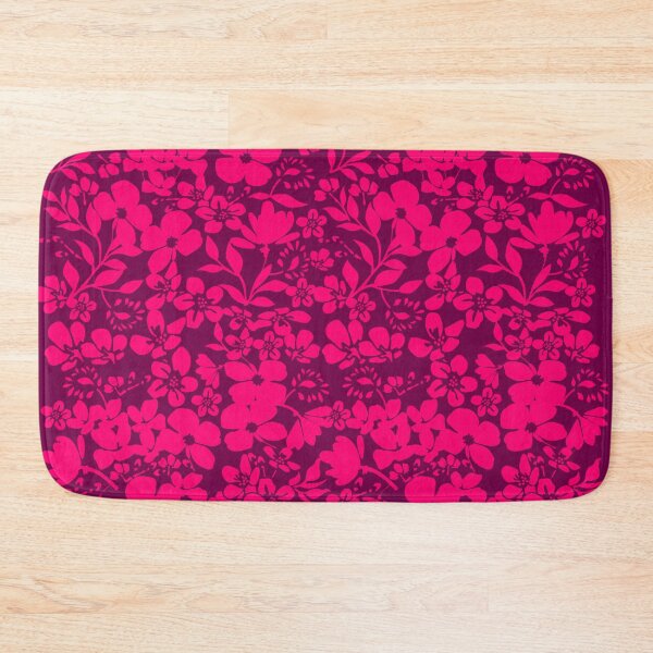Item preview, Pink and burgandy flower pattern designed and sold by SueKnox.