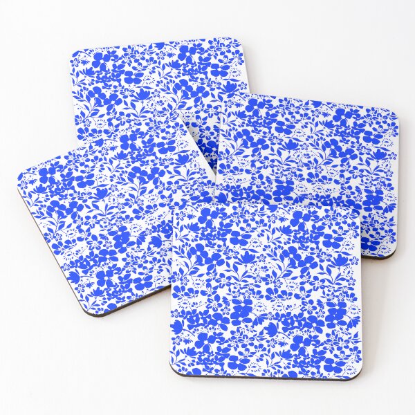 Item preview, Blue and white flower pattern designed and sold by SueKnox.