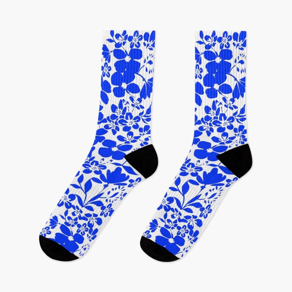 Item preview, Blue and white flower pattern designed and sold by SueKnox.
