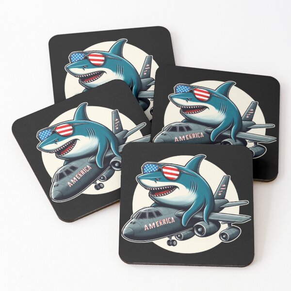 Item preview, The Patriot Shark Military Aircraft Pilot designed and sold by AmigosFurEver.