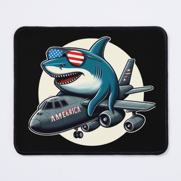 Item preview, The Patriot Shark Military Aircraft Pilot designed and sold by AmigosFurEver.