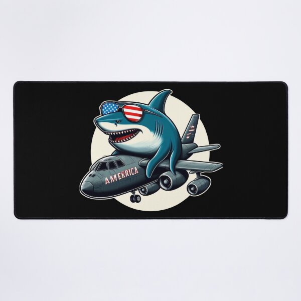 Item preview, The Patriot Shark Military Aircraft Pilot designed and sold by AmigosFurEver.