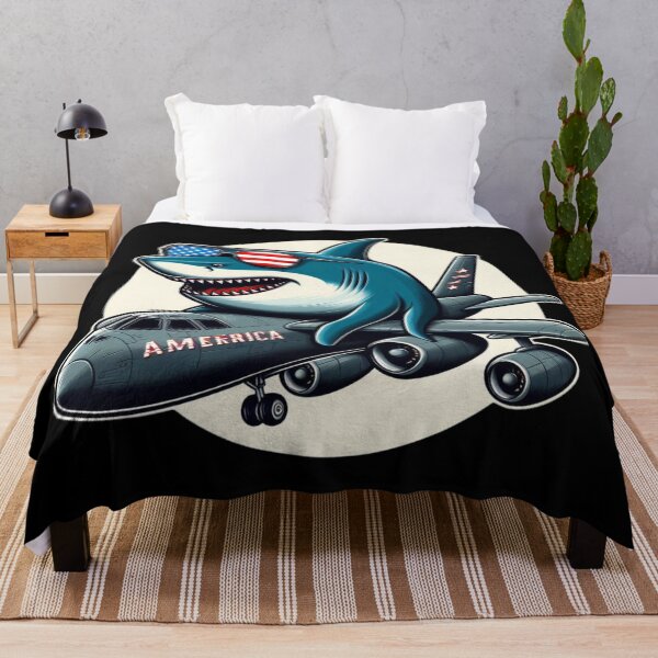 Item preview, The Patriot Shark Military Aircraft Pilot designed and sold by AmigosFurEver.