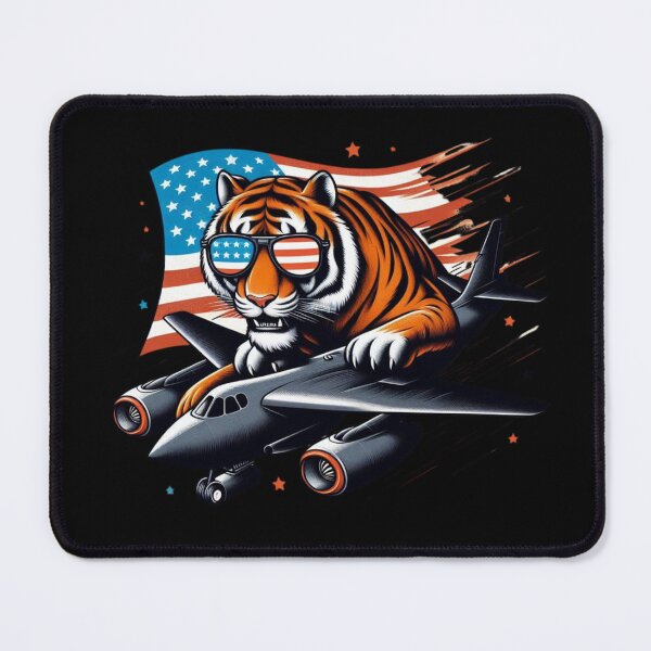 Item preview, The Tiger Fighter Pilot USA designed and sold by AmigosFurEver.