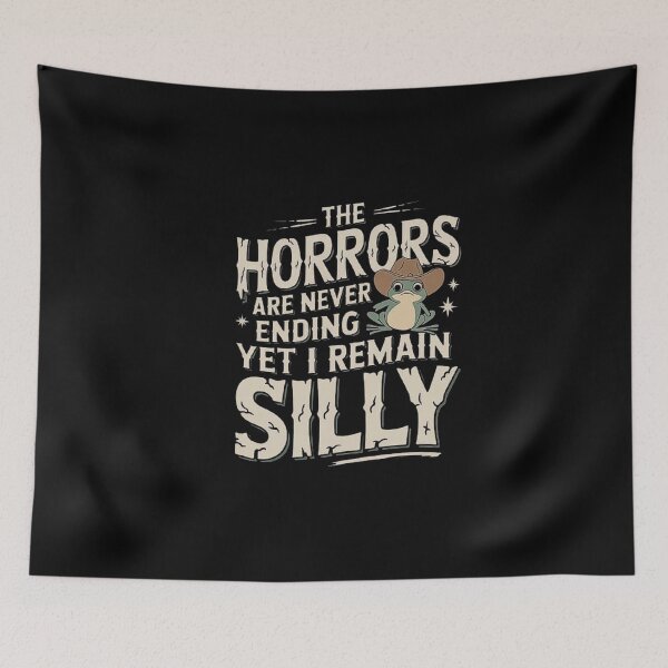 Item preview, Silly Cowboy Frog with Humorous Quote Design designed and sold by love3617.