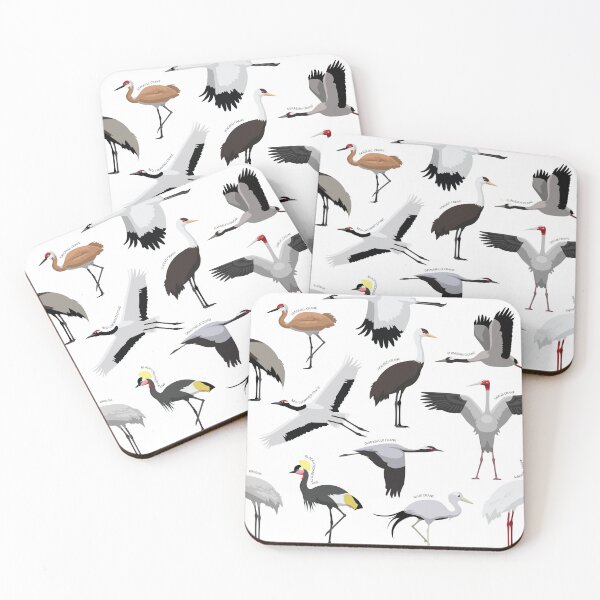 Item preview, Crane Bird Various Species Collection Set designed and sold by SUPERHERON.