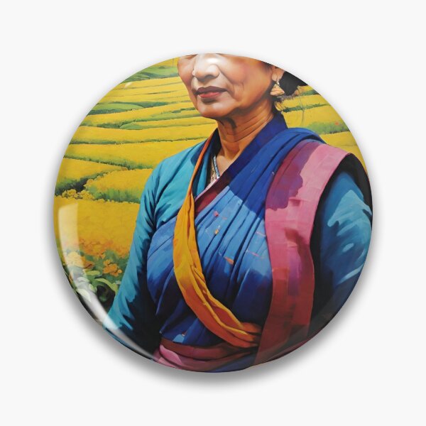 Item preview, Beautiful Nepalese Woman from Darjeeling Portrait designed and sold by Places On Earth.
