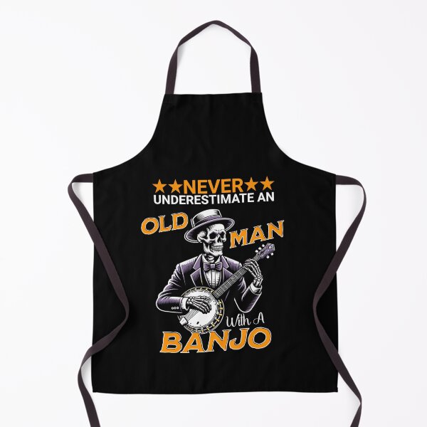 Item preview, old man playing a Banjo designed and sold by Maria Pit.