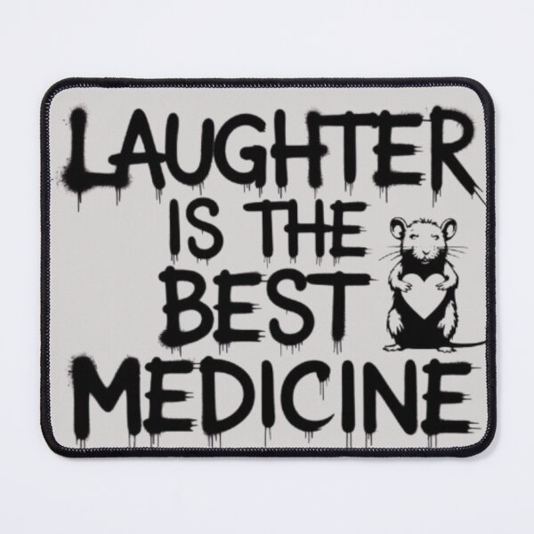 Item preview, Bansky Rat - Laughter is the best medicine designed and sold by 123ks.