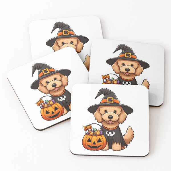 Item preview, Goldendoodle Dog Halloween designed and sold by doodIllustrate.
